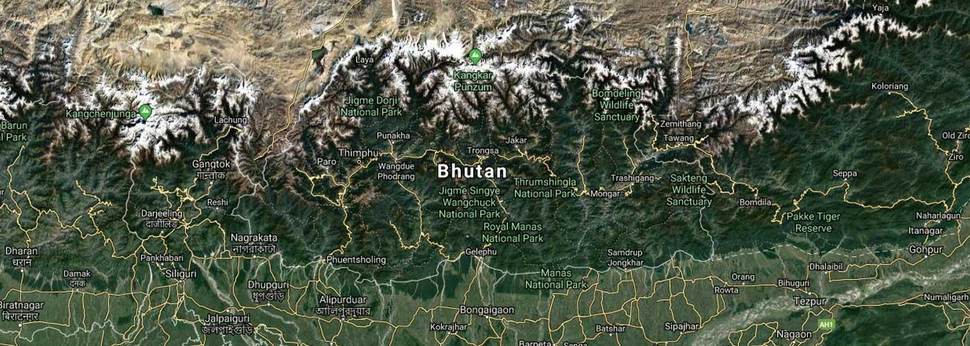Bhutan Map Picture