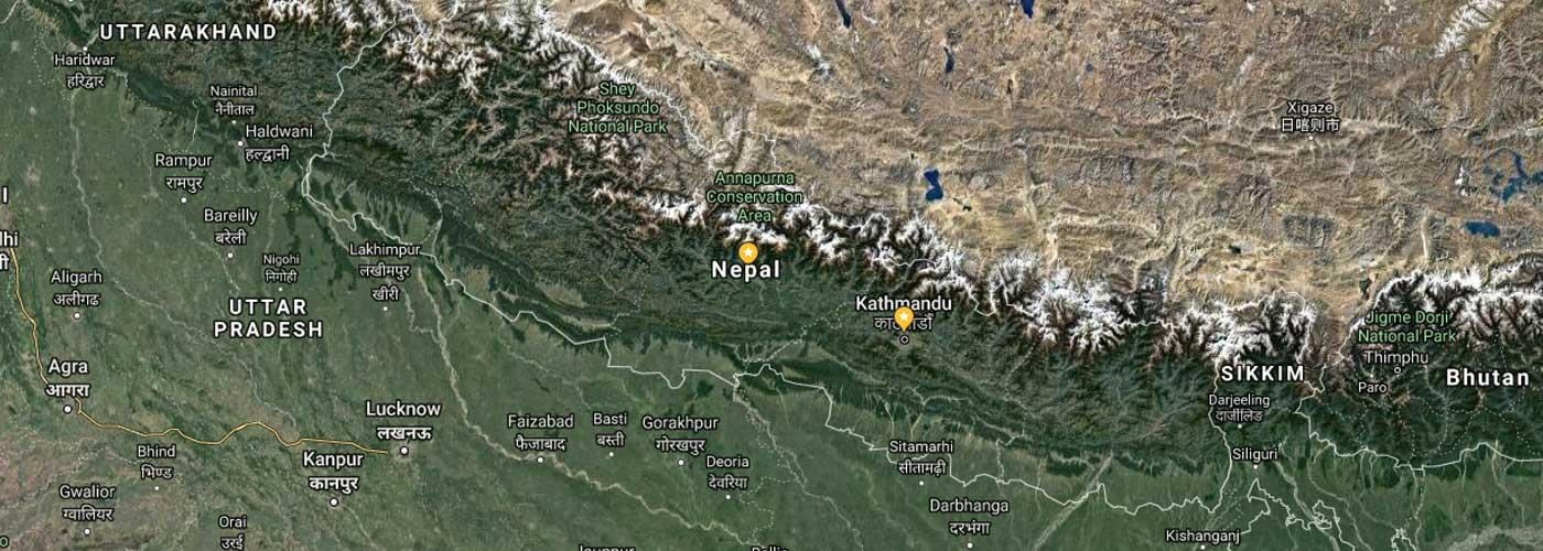 Nepal Map Picture