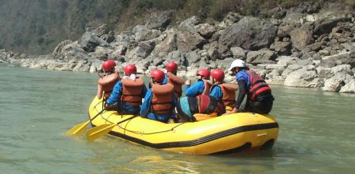 Rafting at Trishuli River